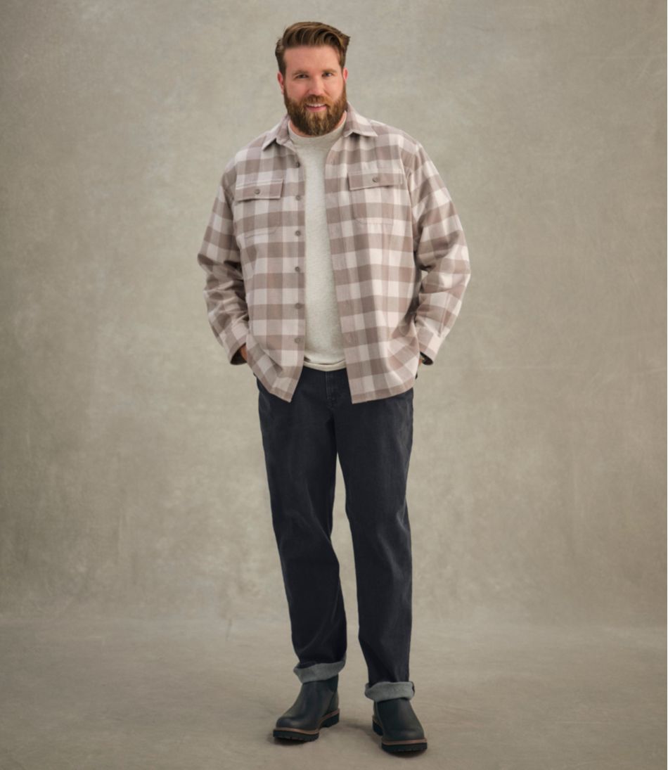 Men's Chamois Shirt, Traditional Fit, Plaid L.L.Bean New