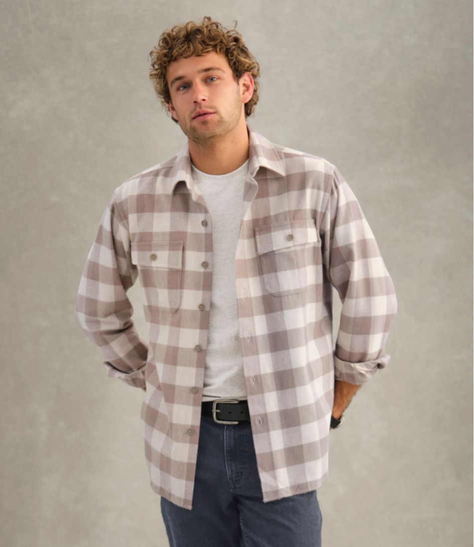 Men's Chamois Shirt, Traditional Fit, Plaid L.L.Bean New