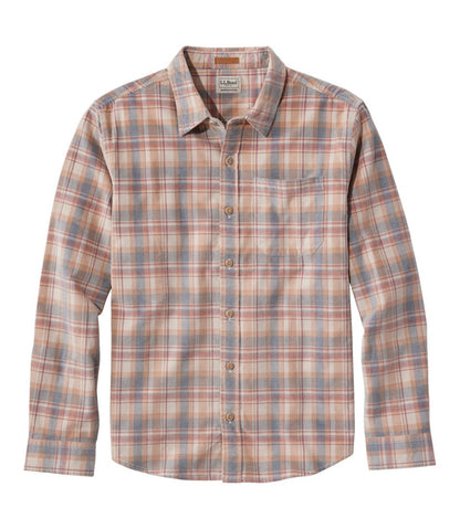 Men's Sunwashed Corduroy Shirt, Slightly Fitted Untucked Fit, Plaid L.L.Bean Featured