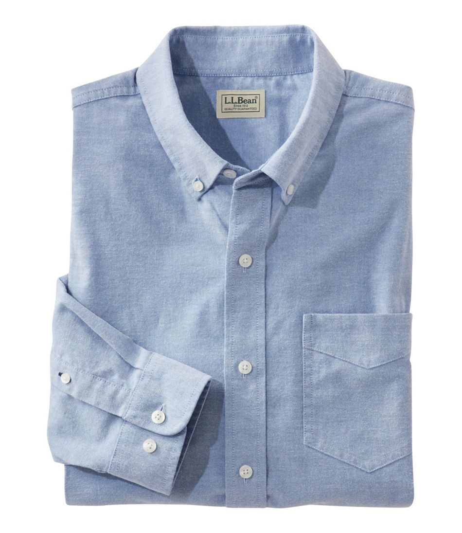 Men's Comfort Stretch® Oxford Shirt, Traditional Untucked Fit L.L.Bean Popular