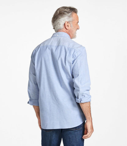Men's Comfort Stretch® Oxford Shirt, Traditional Untucked Fit L.L.Bean Popular