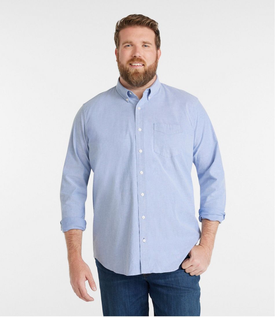 Men's Comfort Stretch® Oxford Shirt, Traditional Untucked Fit L.L.Bean Popular