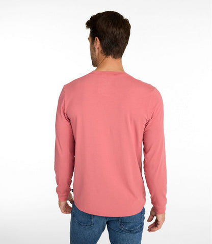 Men's Comfort Stretch Performance® Pima Tee, Long-Sleeve Henley L.L.Bean Trending