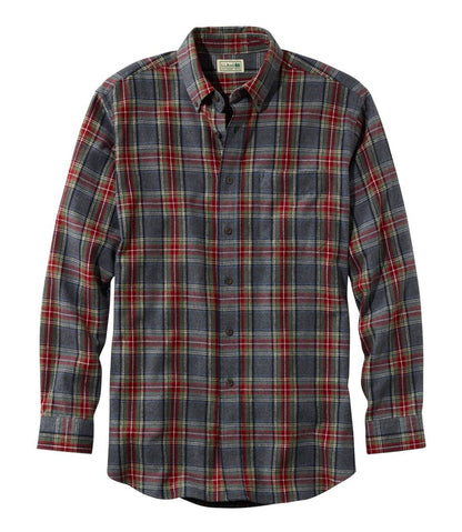 Men's Scotch Plaid Flannel Shirt, Slim Fit L.L.Bean Top Pick