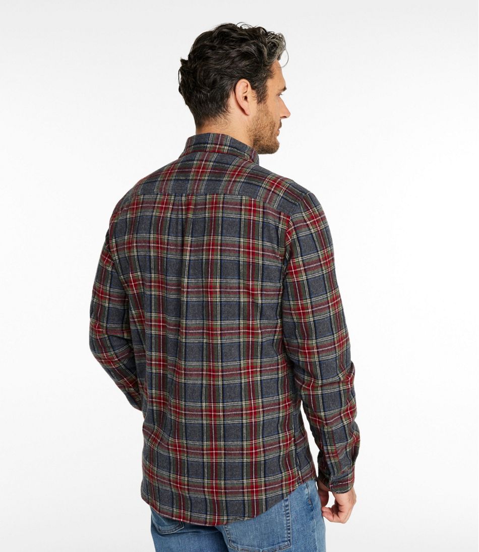 Men's Scotch Plaid Flannel Shirt, Slim Fit L.L.Bean Top Pick