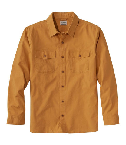 Men's Riverton Ripstop Shirt, Long-Sleeve, Traditional Untucked Fit L.L.Bean Classic