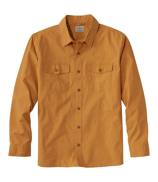 Men's Riverton Ripstop Shirt, Long-Sleeve, Traditional Untucked Fit L.L.Bean Classic