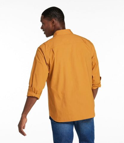 Men's Riverton Ripstop Shirt, Long-Sleeve, Traditional Untucked Fit L.L.Bean Classic