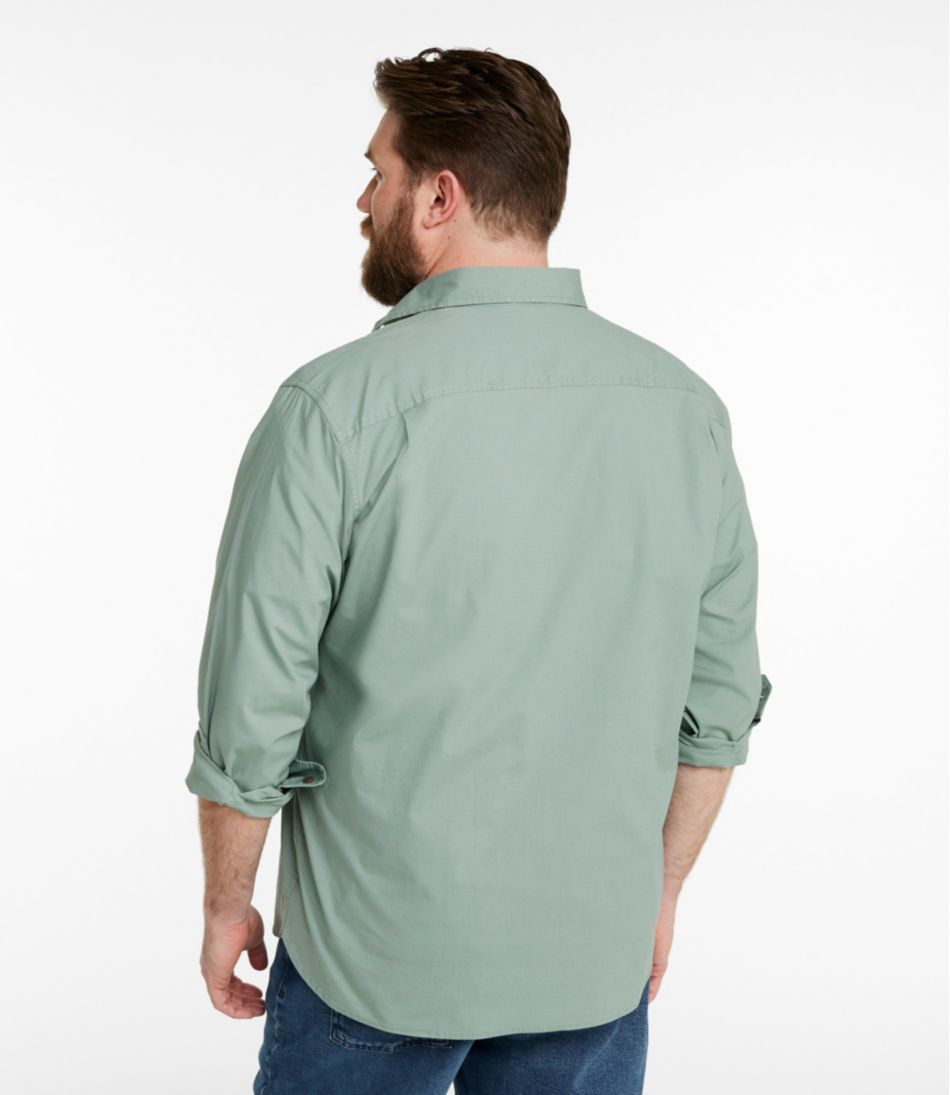 Men's Riverton Ripstop Shirt, Long-Sleeve, Traditional Untucked Fit L.L.Bean Classic