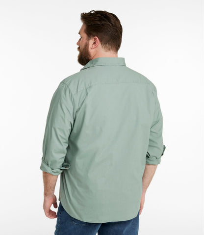 Men's Riverton Ripstop Shirt, Long-Sleeve, Traditional Untucked Fit L.L.Bean Classic