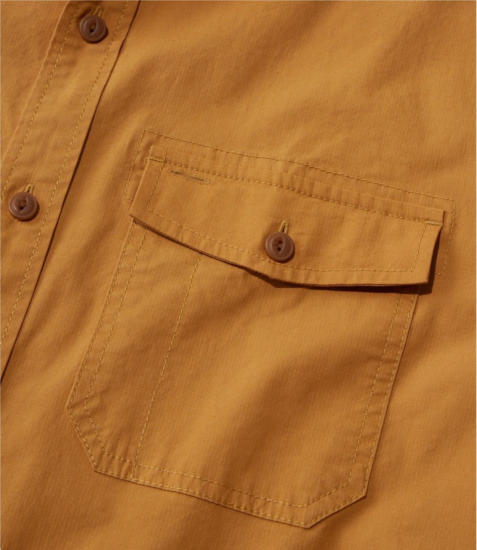Men's Riverton Ripstop Shirt, Long-Sleeve, Traditional Untucked Fit L.L.Bean Classic