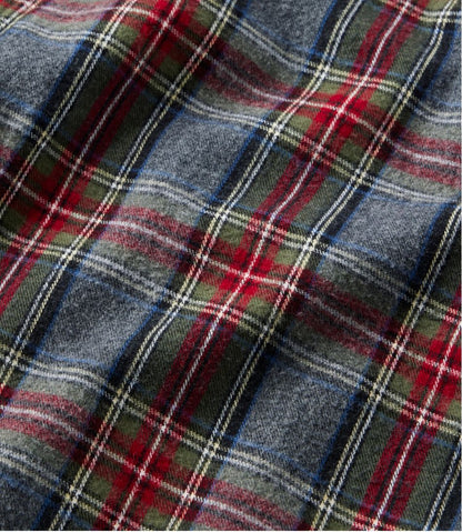 Men's Sherpa-Lined Scotch Plaid Shirt, Slightly Fitted L.L.Bean Premium