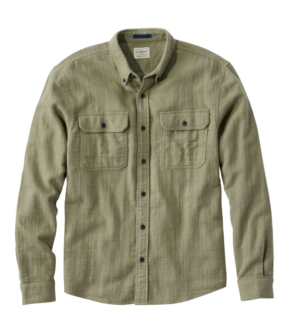 Men's 1912 Field Flannel Shirt, Slightly Fitted Untucked Fit L.L.Bean New