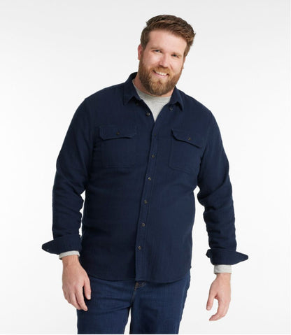 Men's 1912 Field Flannel Shirt, Slightly Fitted Untucked Fit L.L.Bean New