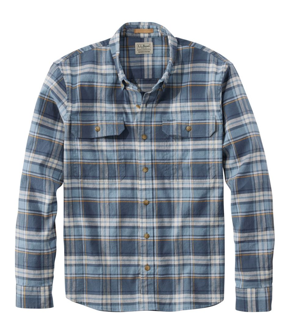 Men's Stonecoast Hemp Shirt, Long-Sleeve, Slightly Fitted Untucked Fit L.L.Bean Featured