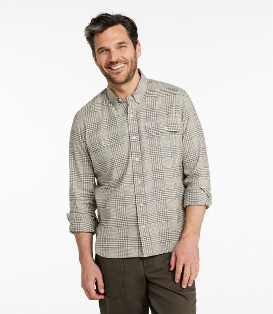 Men's Stonecoast Hemp Shirt, Long-Sleeve, Slightly Fitted Untucked Fit L.L.Bean Featured