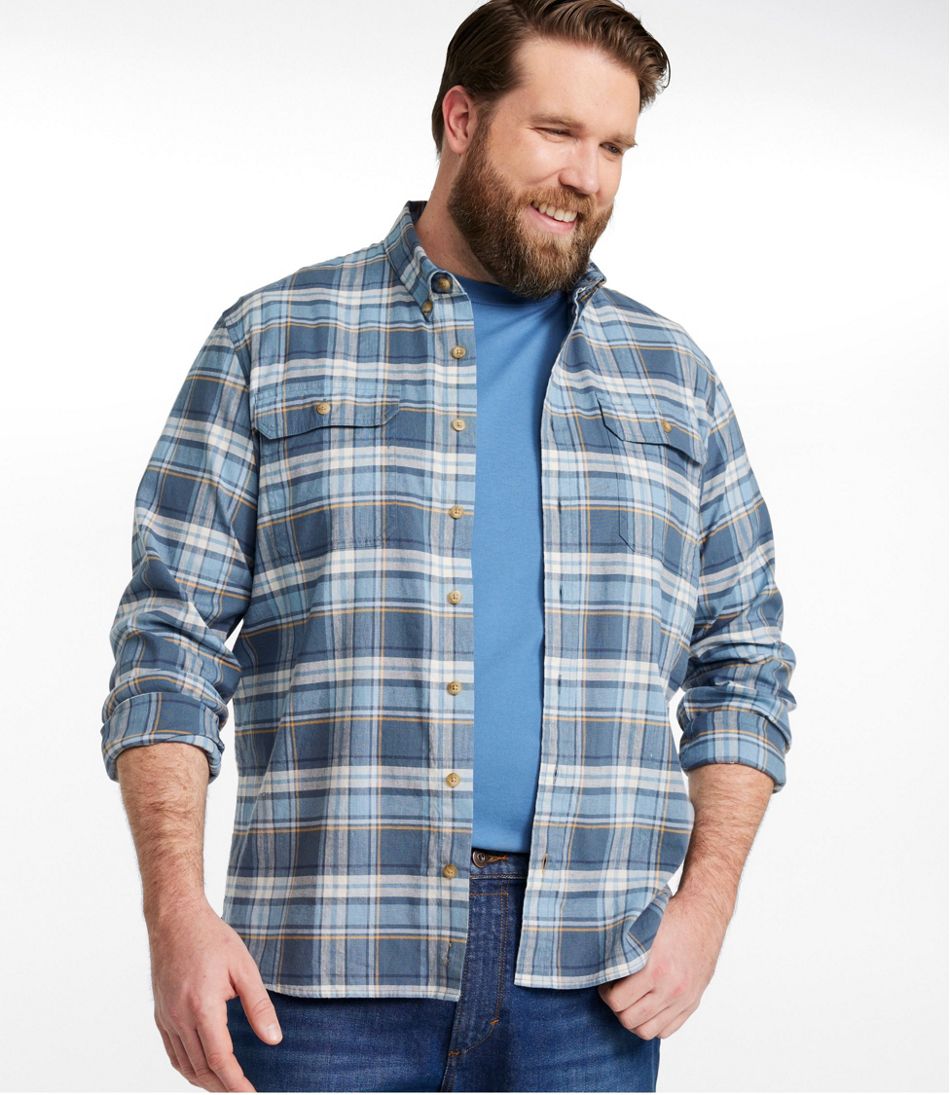 Men's Stonecoast Hemp Shirt, Long-Sleeve, Slightly Fitted Untucked Fit L.L.Bean Featured
