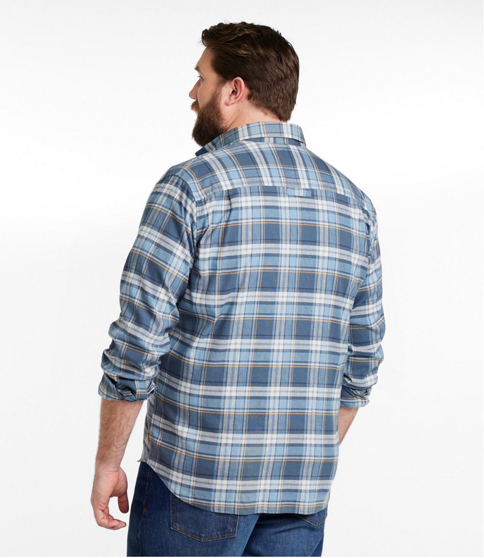 Men's Stonecoast Hemp Shirt, Long-Sleeve, Slightly Fitted Untucked Fit L.L.Bean Featured