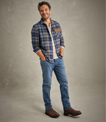 Men's Scotch Plaid Flannel Shirt, Snap-Front, Slightly Fitted Untucked Fit L.L.Bean Trending