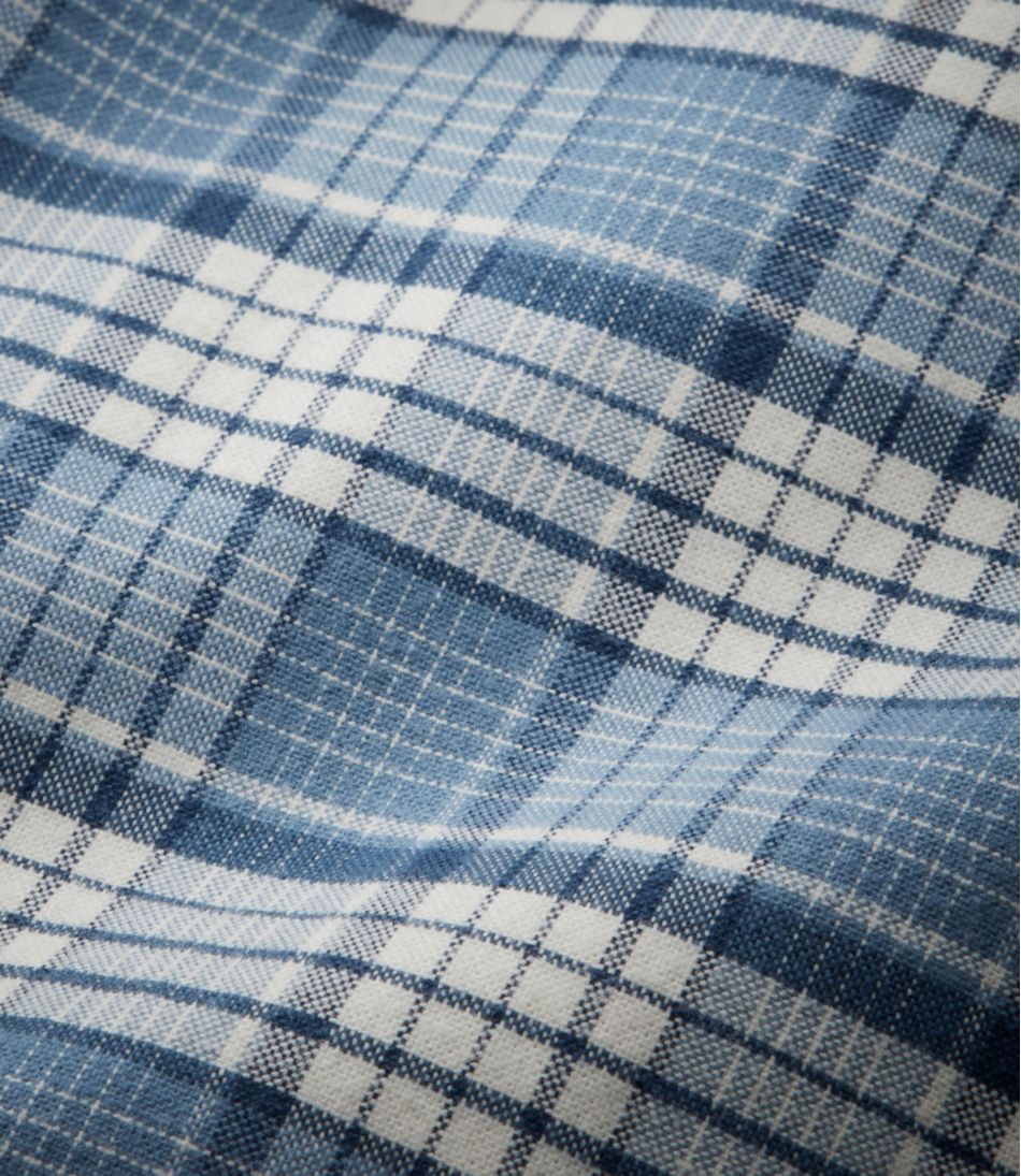 Men's Comfort Stretch® Oxford Shirt, Traditional Untucked Fit, Plaid L.L.Bean Best Seller