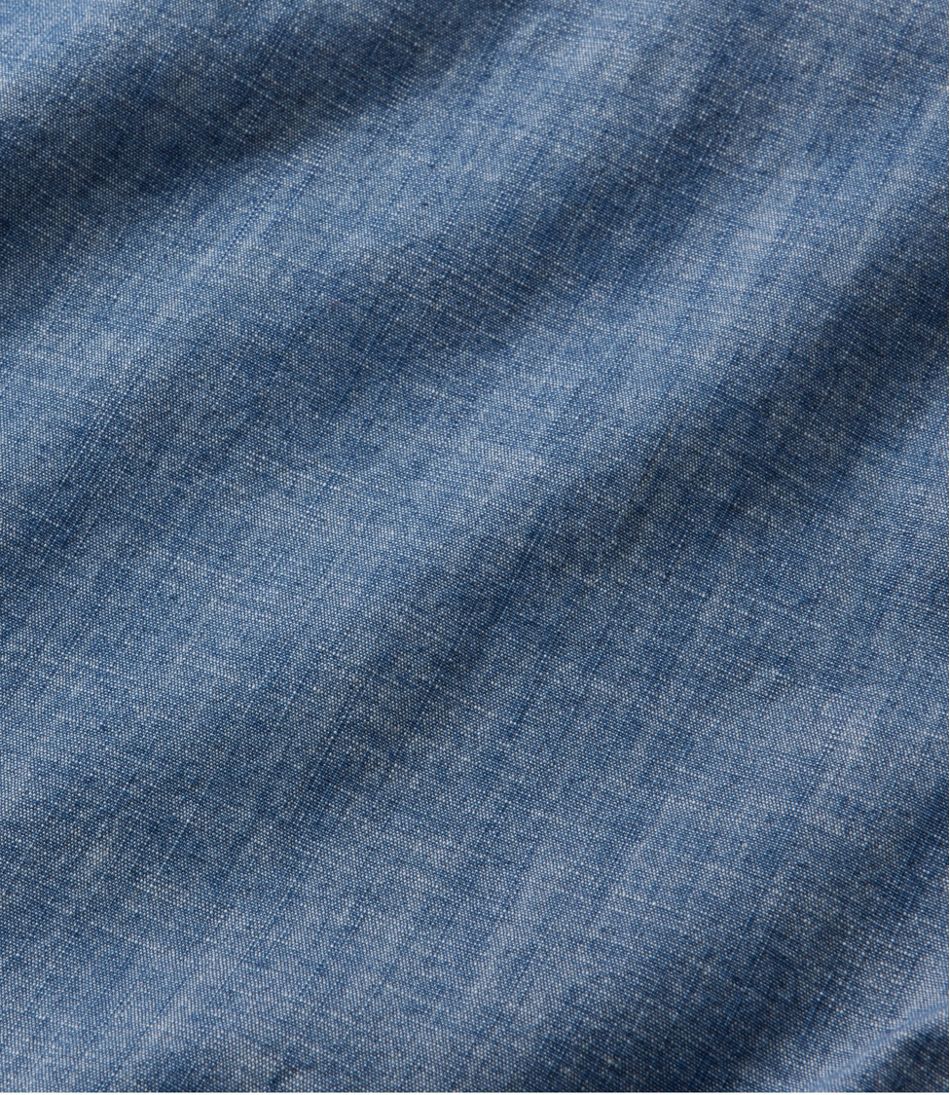 Men's Comfort Stretch® Chambray Shirt, Traditional Untucked Fit, Long-Sleeve L.L.Bean Top Pick