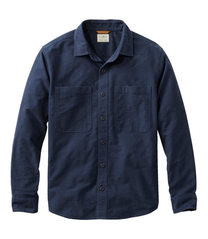 Men's Bean's Moleskin Shirt, Slightly Fitted Untucked Fit L.L.Bean Recommended