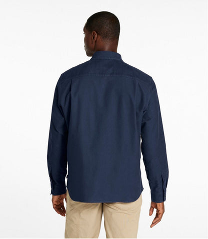 Men's Bean's Moleskin Shirt, Slightly Fitted Untucked Fit L.L.Bean Recommended