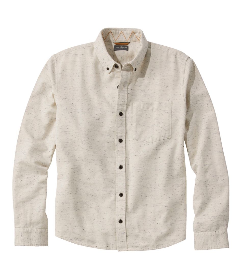 Men's Signature Donegal Woven Shirt, Long-Sleeve L.L.Bean Value