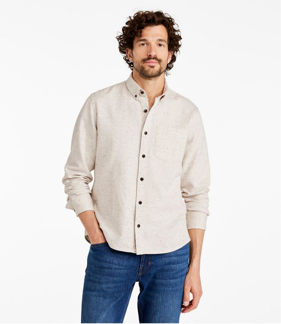 Men's Signature Donegal Woven Shirt, Long-Sleeve L.L.Bean Value