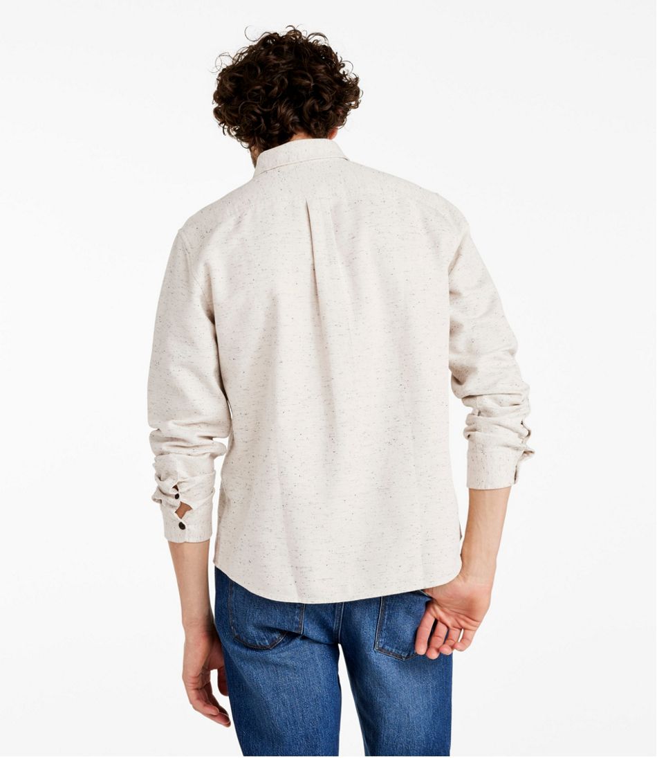 Men's Signature Donegal Woven Shirt, Long-Sleeve L.L.Bean Value