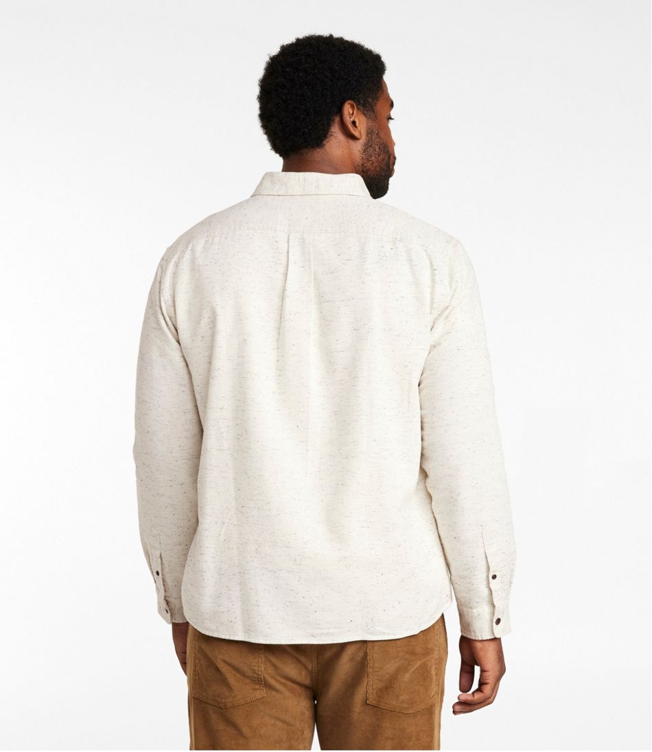 Men's Signature Donegal Woven Shirt, Long-Sleeve L.L.Bean Value