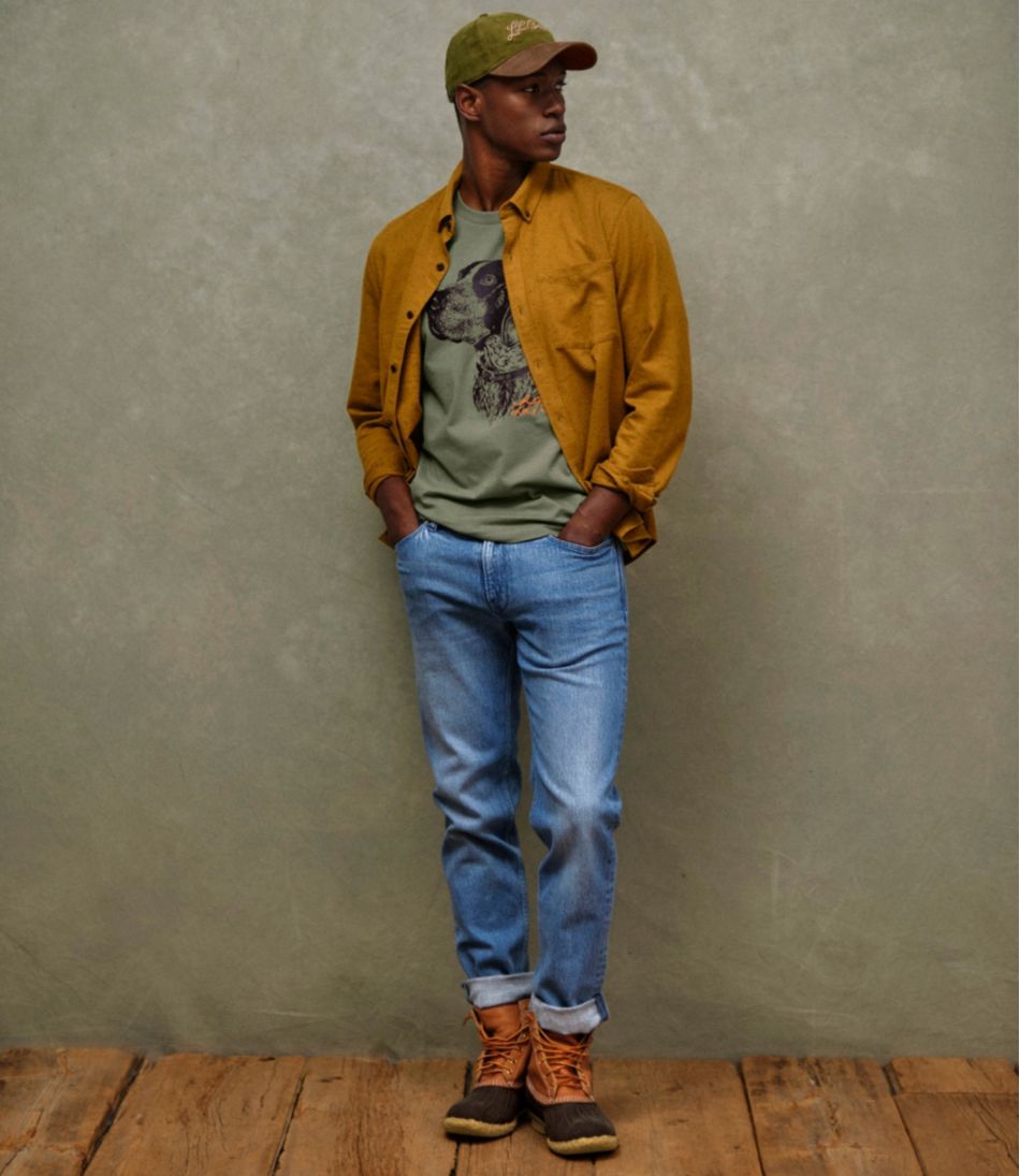 Men's Signature Donegal Woven Shirt, Long-Sleeve L.L.Bean Value