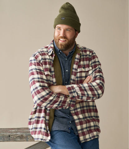 Men's Fleece-Lined Flannel Shirt, Traditional Fit L.L.Bean Premium