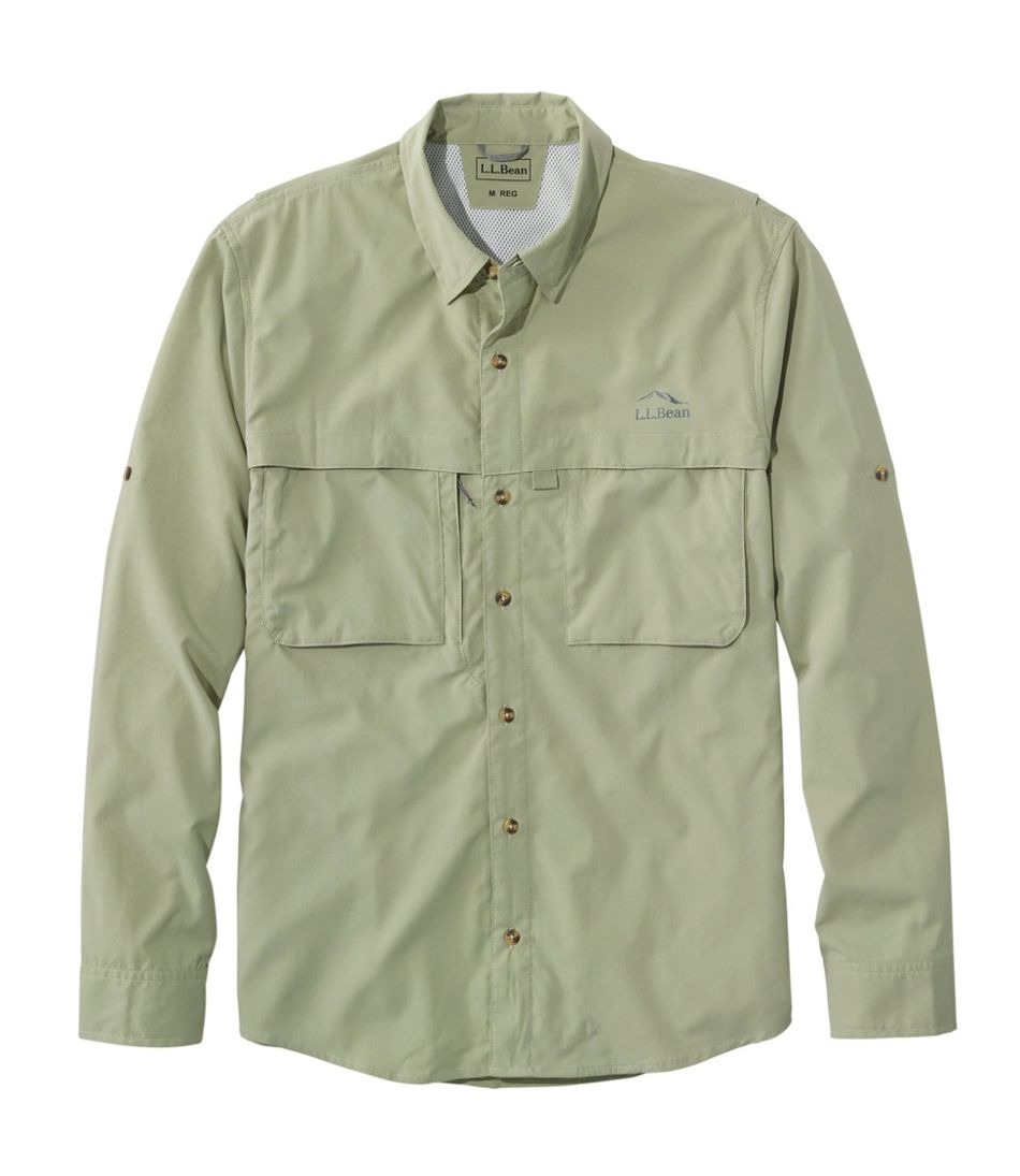 Men's Tropicwear Shirt, Long-Sleeve L.L.Bean New