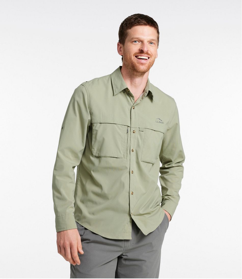 Men's Tropicwear Shirt, Long-Sleeve L.L.Bean New