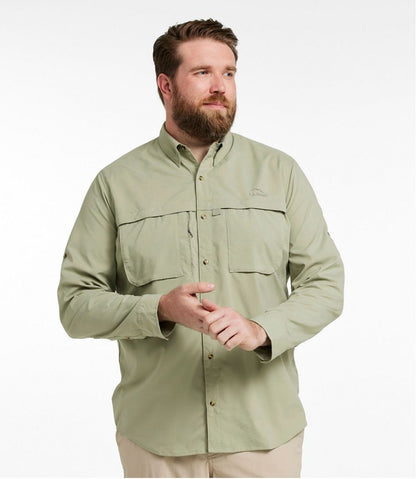 Men's Tropicwear Shirt, Long-Sleeve L.L.Bean New