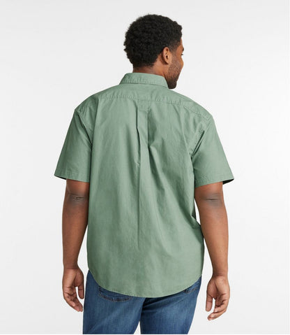 Men's Sunwashed Canvas Shirt, Traditional Fit Short-Sleeve L.L.Bean Featured