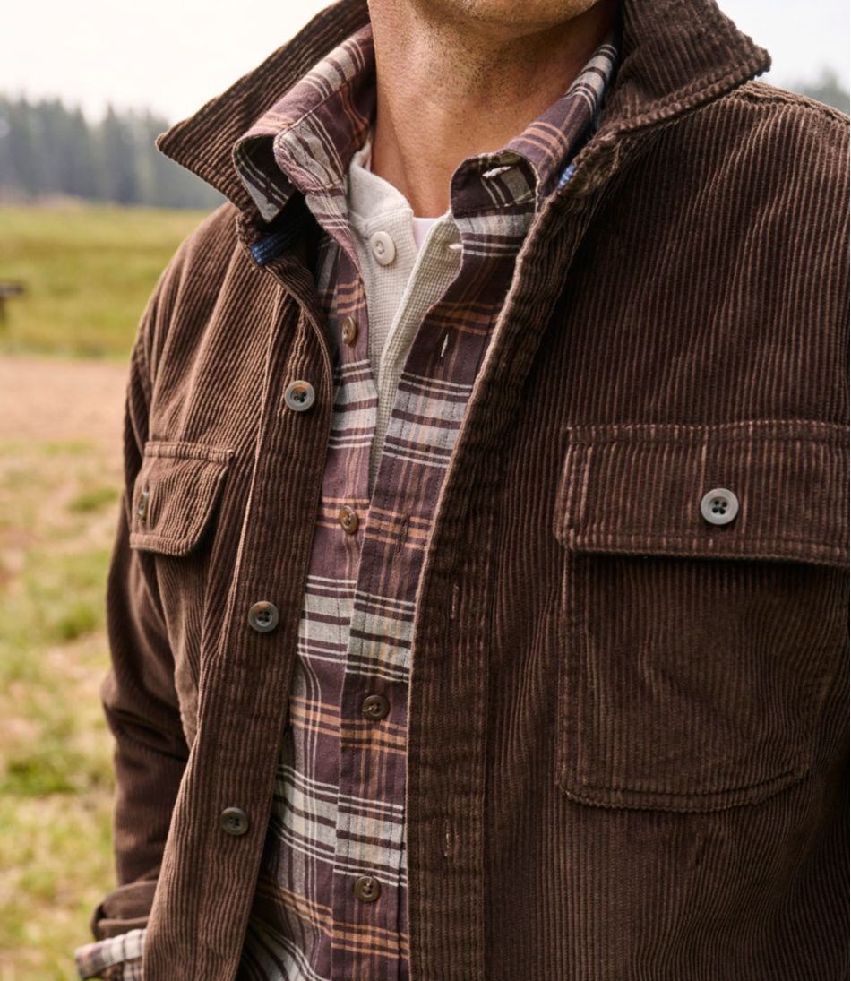 Men's Rangeley Corduroy Shirt, Slightly Fitted L.L.Bean Trending