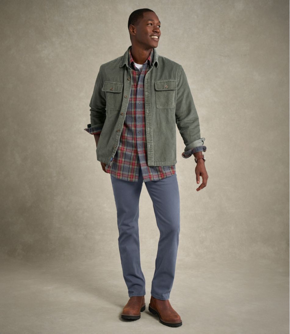 Men's Rangeley Corduroy Shirt, Slightly Fitted L.L.Bean Trending