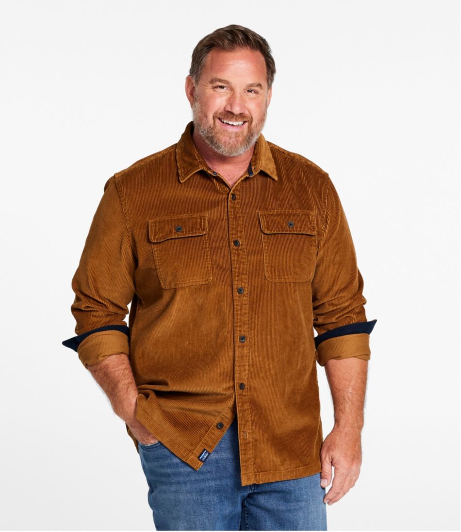 Men's Rangeley Corduroy Shirt, Slightly Fitted L.L.Bean Trending