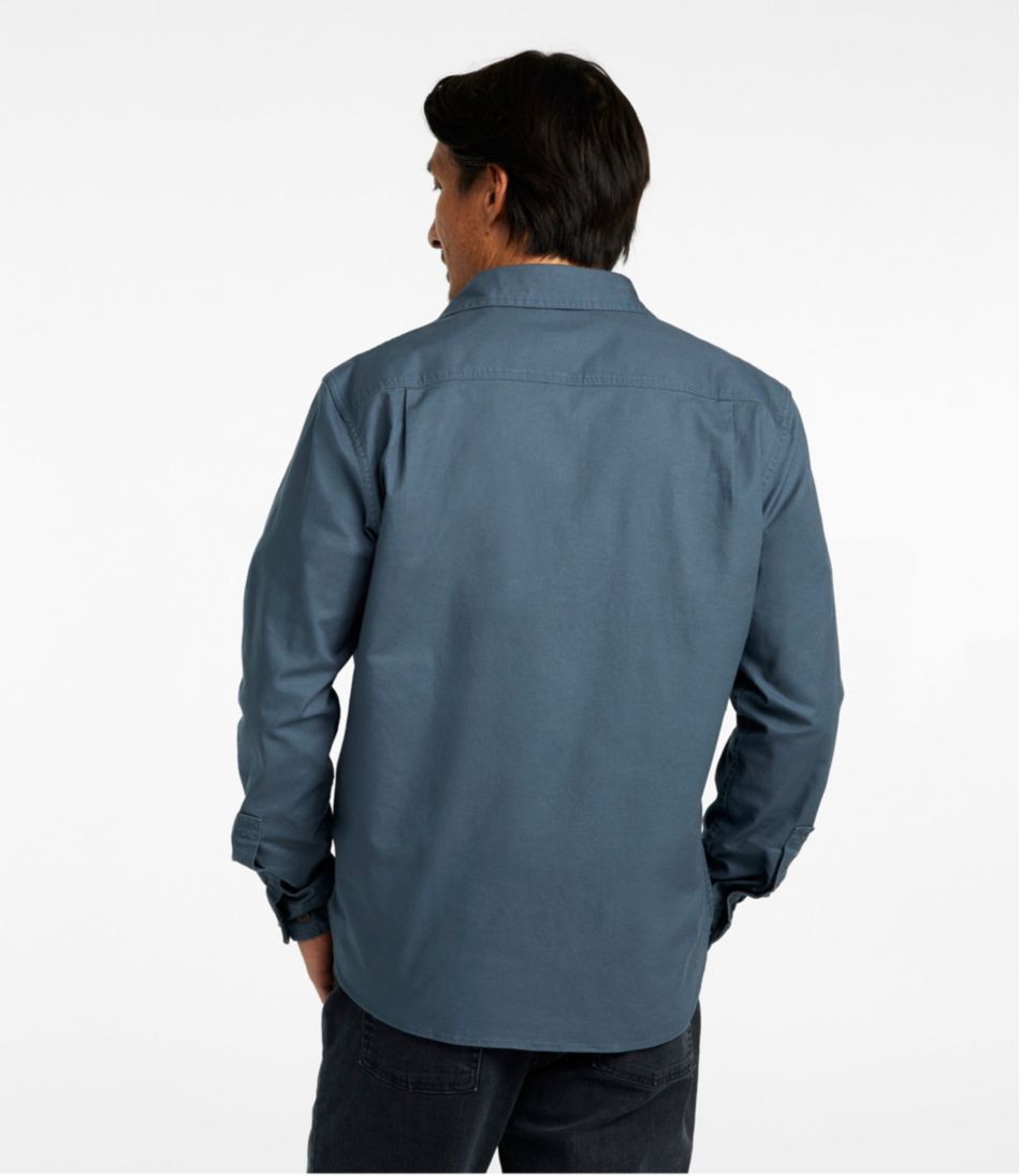 Men's BeanFlex® Twill Shirt, Slightly Fitted Untucked Fit, Long-Sleeve L.L.Bean Best Seller