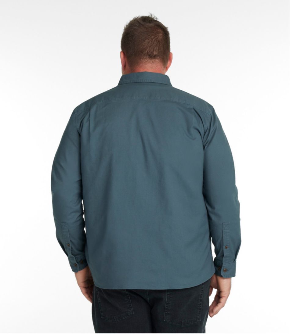 Men's BeanFlex® Twill Shirt, Slightly Fitted Untucked Fit, Long-Sleeve L.L.Bean Best Seller