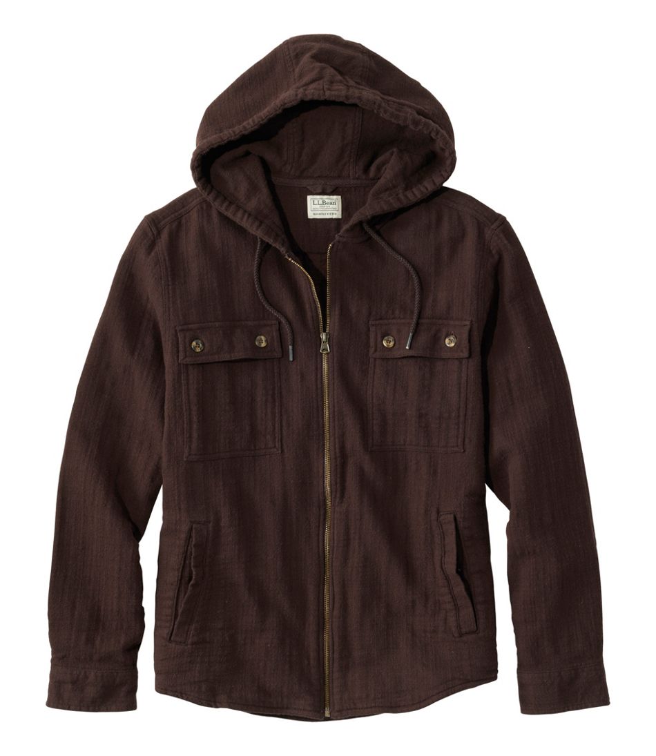 Men's 1912 Field Flannel Shirt, Hooded, Slightly Fitted Untucked Fit L.L.Bean Recommended