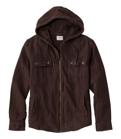 Men's 1912 Field Flannel Shirt, Hooded, Slightly Fitted Untucked Fit L.L.Bean Recommended