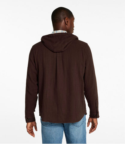 Men's 1912 Field Flannel Shirt, Hooded, Slightly Fitted Untucked Fit L.L.Bean Recommended