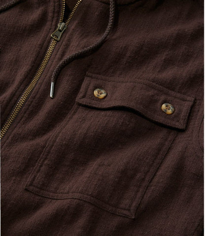 Men's 1912 Field Flannel Shirt, Hooded, Slightly Fitted Untucked Fit L.L.Bean Recommended