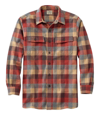 Men's Chamois Shirt, Slightly Fitted, Plaid L.L.Bean Everyday
