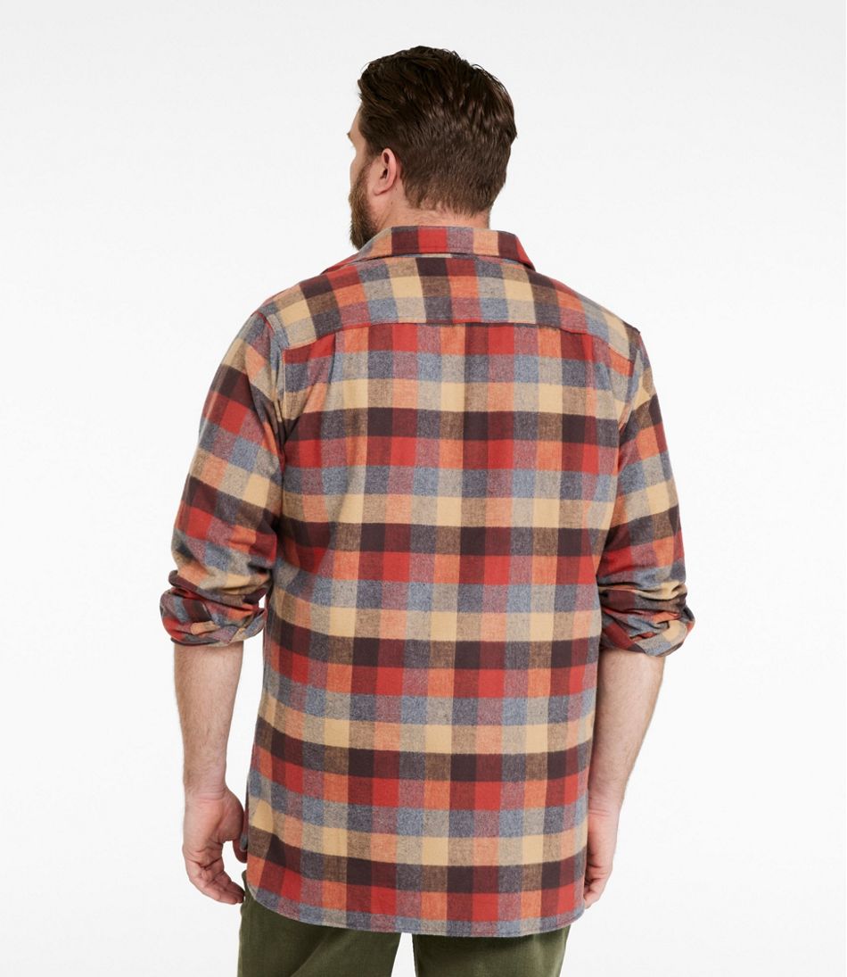 Men's Chamois Shirt, Slightly Fitted, Plaid L.L.Bean Everyday