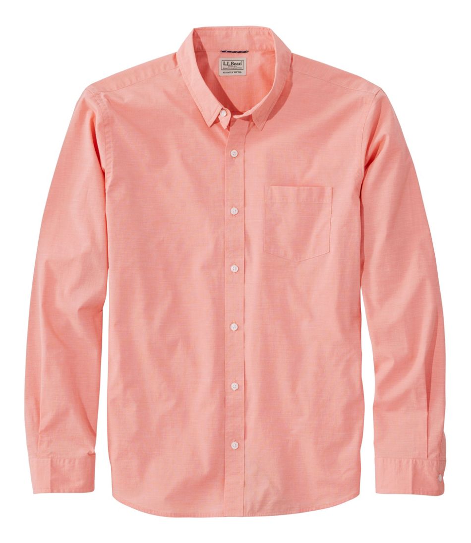 Men's Comfort Stretch Performance® Shirt, Long-Sleeve, Slightly Fitted Untucked Fit L.L.Bean Value