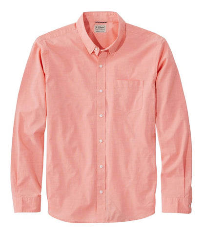 Men's Comfort Stretch Performance® Shirt, Long-Sleeve, Slightly Fitted Untucked Fit L.L.Bean Value